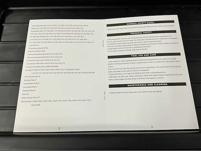 Ultra force equipment - gereedschapswagen 7 laden, 260 pcs gereedschap - afbeelding 11 van  19