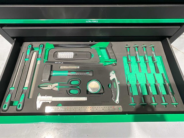 Ultra force equipment - gereedschapswagen 7 laden gevuld met 269 pcs gereedschap - afbeelding 8 van  17