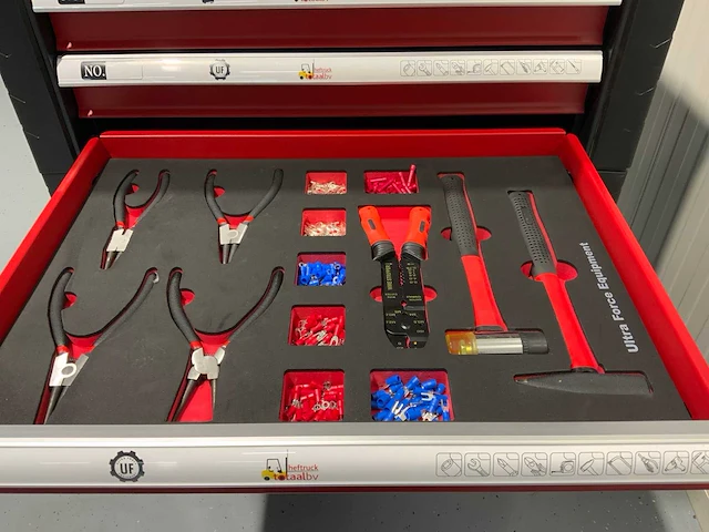 Ultra force equipment - gereedschapswagen 7 laden gevuld - afbeelding 25 van  35