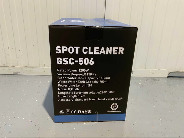 Ultra force equipment - gsc-506 - spot cleaner / extractiemachine - 2025 - afbeelding 8 van  8