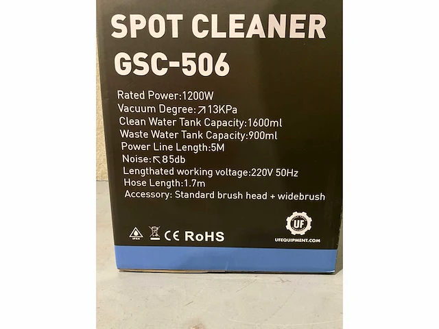 Ultra force equipment - gsc-506 - stoomreiniger - 2025 - afbeelding 2 van  11