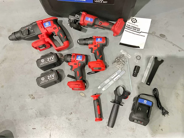 Ultra force equipment - gx5421 - 4 in 1 combopack - bandschroefmachine - afbeelding 7 van  10