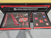 Ultra force equipment - redline xl gereedschapswagen 12 laden, 471 pcs gereedschap - afbeelding 7 van  21