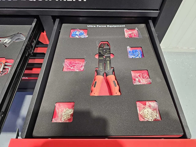 Ultra force equipment - redline xl gereedschapswagen 12 laden, 471 pcs gereedschap - afbeelding 21 van  21