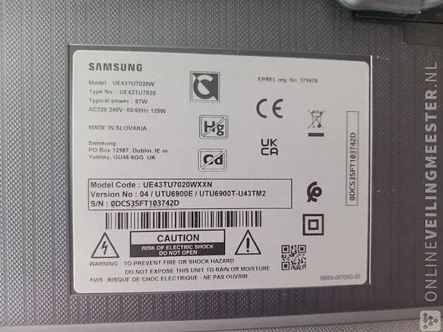 Ultra hd lcd televisie samsung, ue43tu7020w - afbeelding 9 van  10