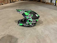 Ultra motocross maat m v1 crossmotorhelm groen - afbeelding 4 van  7