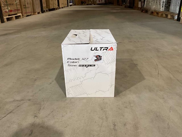 Ultra motocross maat m v1 crossmotorhelm rood/zwart - afbeelding 2 van  7