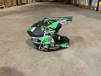 Ultra motocross maat s v1 crossmotorhelm groen/zwart - afbeelding 6 van  7