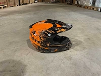Ultra motocross maat s v1 crossmotorhelm oranje - afbeelding 6 van  7