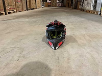 Ultra motocross maat s v1 crossmotorhelm rood/zwart - afbeelding 3 van  7