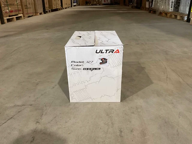 Ultra motocross maat s v1 crossmotorhelm rood/zwart - afbeelding 2 van  7