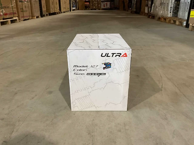 Ultra motocross maat xl v1 crossmotorhelm alle kleuren - afbeelding 2 van  7