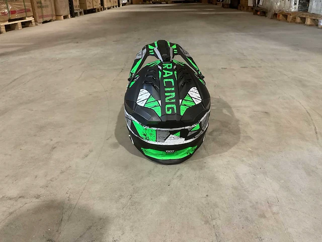 Ultra motocross maat xl v1 crossmotorhelm groen - afbeelding 5 van  7