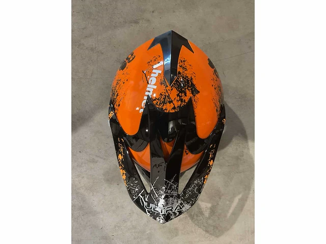 Ultra motocross maat xl v1 crossmotorhelm oranje - afbeelding 7 van  7