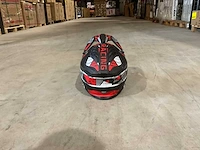 Ultra motocross maat xl v1 crossmotorhelm rood/wit - afbeelding 5 van  7