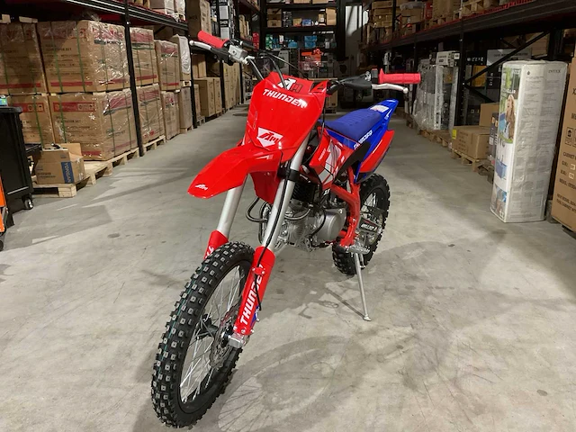 Ultra motocross thunder 150 crossmotor blauw - afbeelding 1 van  14