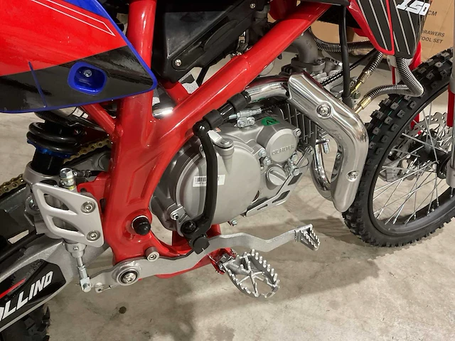 Ultra motocross thunder 150 crossmotor blauw - afbeelding 14 van  14