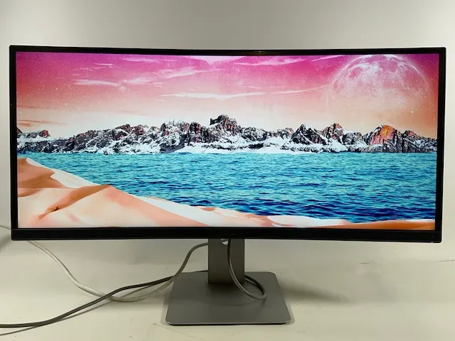 Ultra sharp (u3415w) 34", 3440x1440 ultrawide curved ips monitor - afbeelding 1 van  6