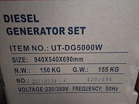 Ultra tools ut-dg5000w mobiele diesel generator - afbeelding 10 van  24