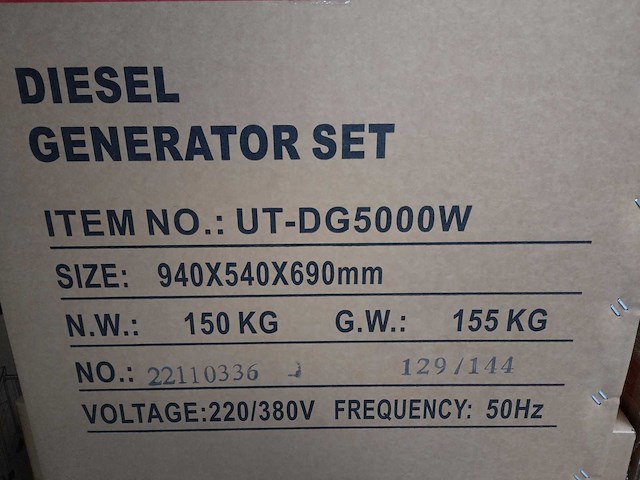 Ultra toolz - 2025 - ut-dg5000w - noodstroomaggregaat diesel - afbeelding 19 van  26