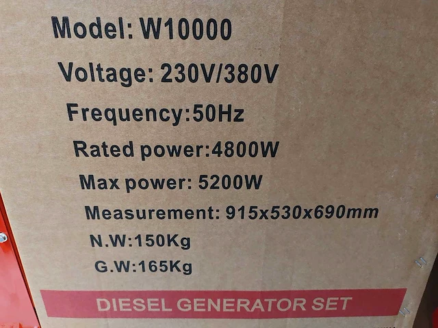 Ultra toolz - w10000 - noodstroomaggregaat - diesel - afbeelding 8 van  9