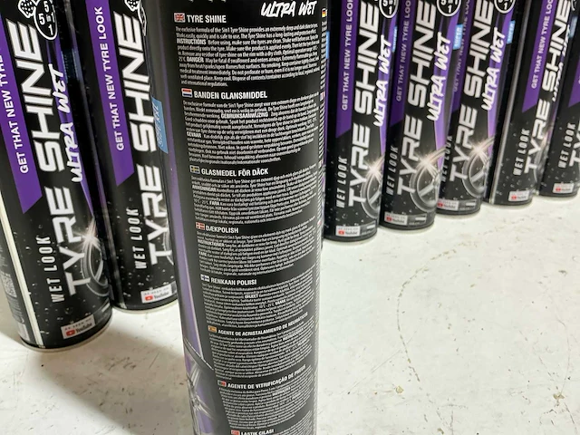 Ultra wet supersize xxl kunststof vernieuwer tyre shine (12x) - afbeelding 4 van  4