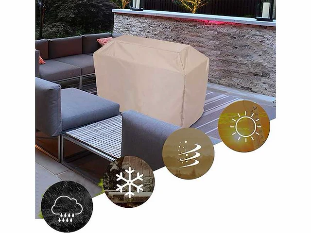 Ultranatura terrashaard - gasgestookt - inclusief regenhoes en lavastenen - afbeelding 2 van  5