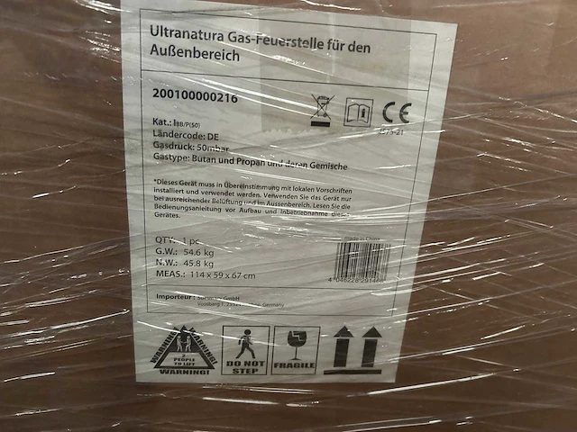 Ultranatura terrashaard - gasgestookt - inclusief regenhoes en lavastenen - afbeelding 5 van  5