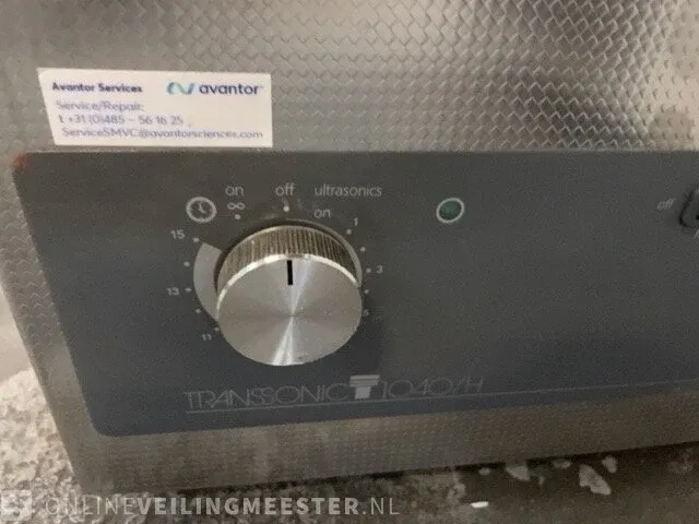 Ultrasonic cleaner elma, transsonic t1040/h - afbeelding 5 van  8