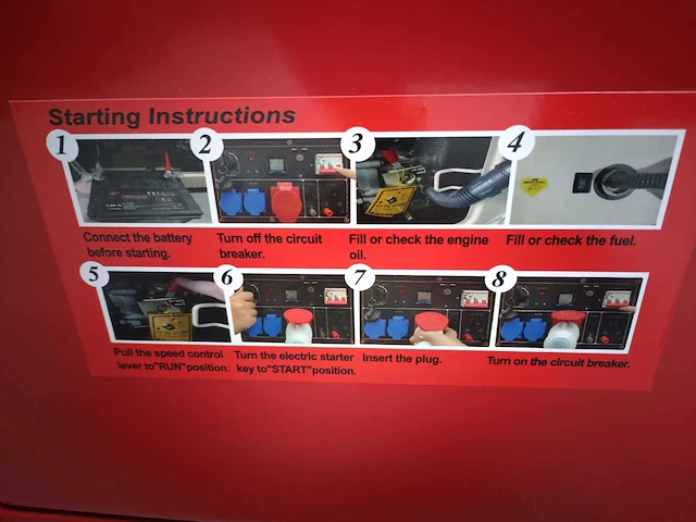 Ultratoolz dy6700 stroomgenerator / aggregaat diesel - afbeelding 11 van  28