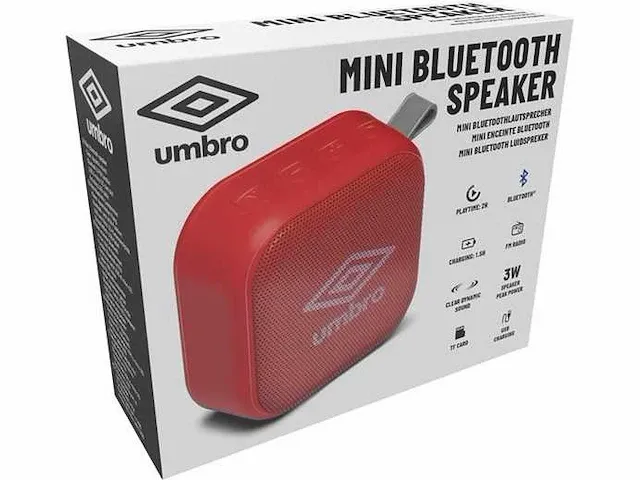 Umbro mini bluetooth speaker (24x) - afbeelding 3 van  3