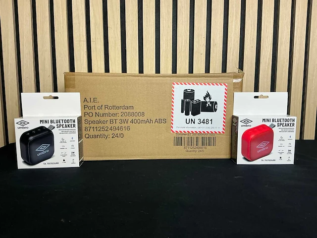 Umbro mini bluetooth speaker (24x) - afbeelding 6 van  9