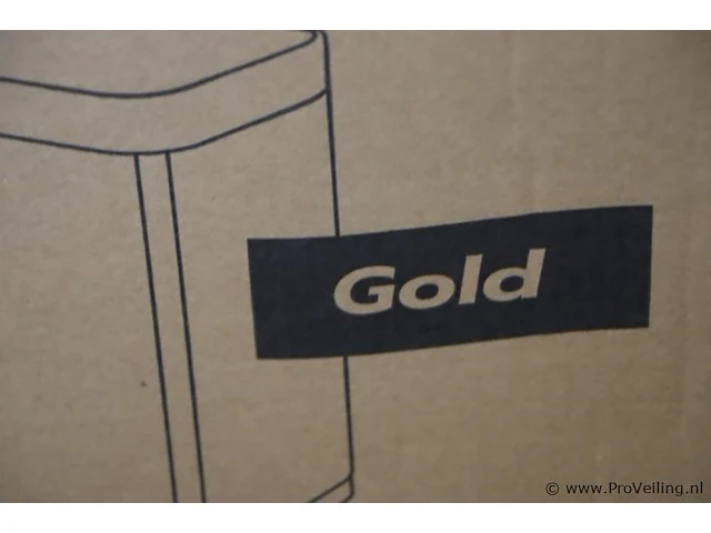 Umuzi afvalbak met sensor - kleur goud - afbeelding 3 van  4
