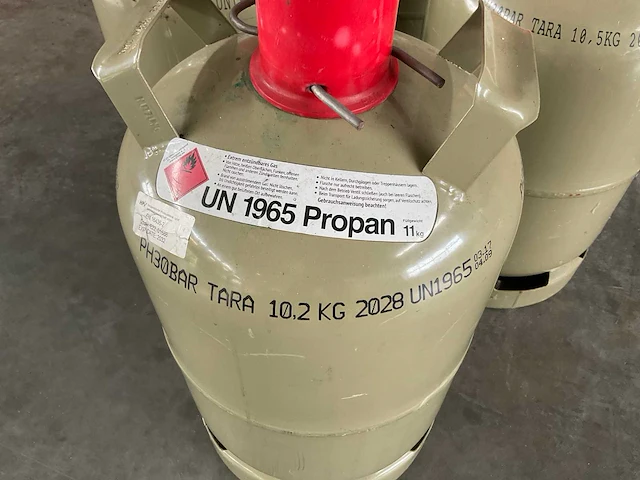 Un 1965 propan fles (6x) - afbeelding 3 van  8