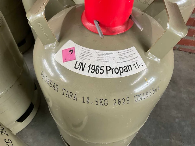 Un 1965 propan fles (6x) - afbeelding 4 van  8