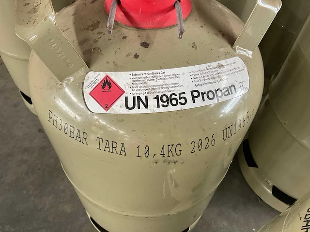 Un 1965 propan fles (6x) - afbeelding 5 van  8