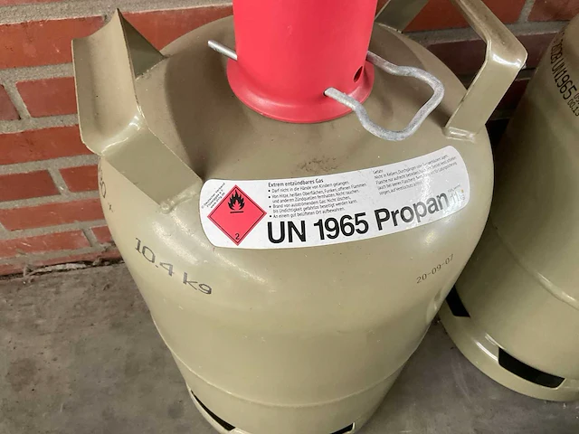 Un 1965 propan fles (6x) - afbeelding 6 van  8