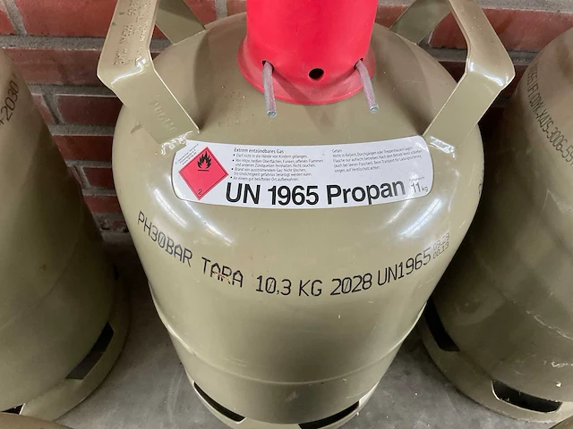 Un 1965 propan fles (6x) - afbeelding 7 van  8