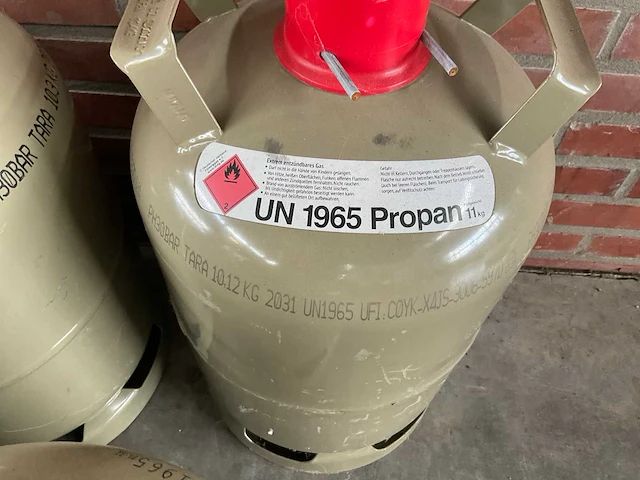 Un 1965 propan fles (6x) - afbeelding 8 van  8