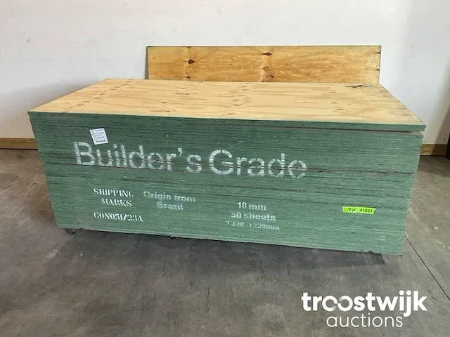 Underlayment 2440x1220x18 mm - afbeelding 1 van  7