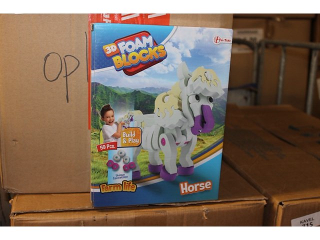 Unicorn foam speel set 1x - afbeelding 3 van  3