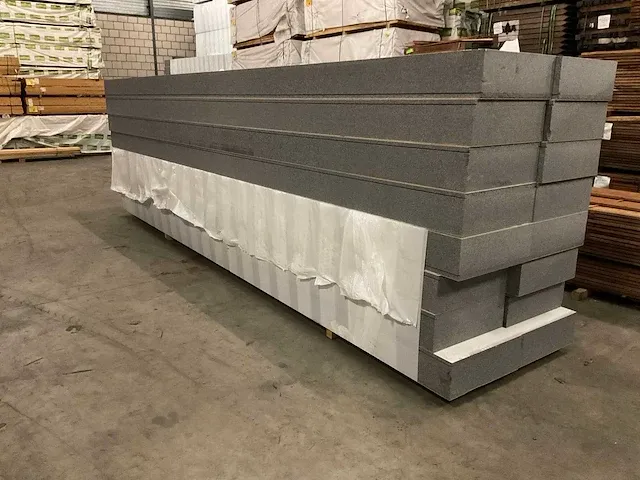 Unidek - dakplaat met afdekprofiel 600x60x22 cm (2x) - afbeelding 2 van  10