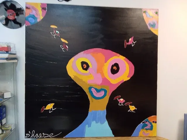 Uniek exclusief xxl origineel kunstwerk van hannes d'haese - afbeelding 6 van  13
