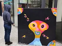 Uniek exclusief xxl origineel kunstwerk van hannes d'haese - afbeelding 8 van  13