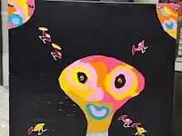 Uniek exclusief xxl origineel kunstwerk van hannes d'haese - afbeelding 9 van  13