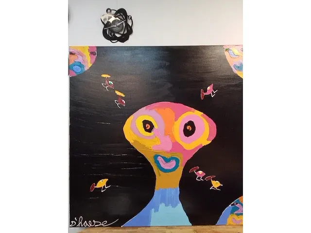 Uniek exclusief xxl origineel kunstwerk van hannes d'haese - afbeelding 13 van  13