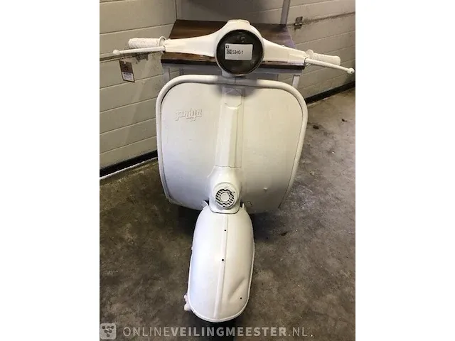 Uniek wijnrek retro scooter wit/crème - afbeelding 4 van  7
