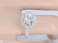 Uniek witgouden ring met diamanten 3.0 ct (gecertificeerd) - nieuw - afbeelding 2 van  9