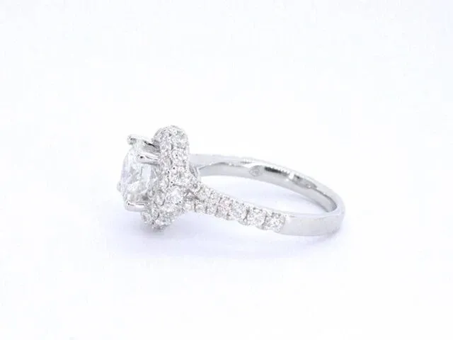 Uniek witgouden ring met diamanten 3.0 ct (gecertificeerd) - nieuw - afbeelding 5 van  9