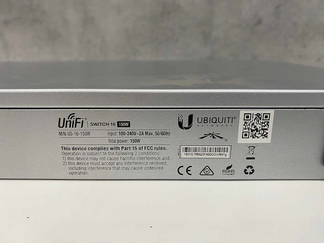 Unifi - switch 16 - 150w - afbeelding 10 van  10